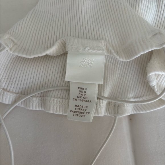 H&M Cream Ribbed Knit Top - Picture 4 of 4